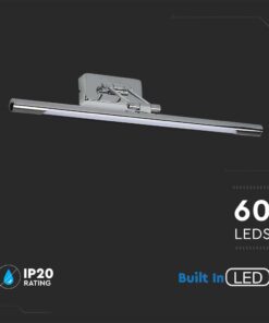 Φωτιστικό Καθρέφτη/Πίνακα Τοίχου LED 12W V-TAC 120° 910lm Χρώμιο Φυσικό 4000K – 213895