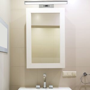 Γραμμικό Φωτιστικό Καθρέφτη/Πίνακα Τοίχου LED 8W V-TAC 120° 380lm Χρώμιο Θερμό 3000K – 213984