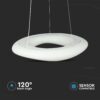 LED ΚΡΕΜΑΣΤΟ ΦΩΤΙΣΤΙΚΟ 36W SMD CCT 3 ΣΕ 1 ΣΤΡΟΓΓΥΛΟ ΣΧΗΜΑ ΜΕ ΔΥΝΑΤΟΤΗΤΑ ΡΥΘΜΙΣΗΣ ΤΗΛΕΧΕΙΡΙΣΤΗΡΙΟΥ V-TAC  – 213959