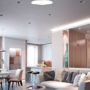 ΣΤΡΟΓΓΥΛΟ ΦΩΤΙΣΤΙΚΟ ΟΡΟΦΗΣ LED 82W   CCT ΑΛΛΑΓΗΣ ΧΡΩΜΑΤΟΣ 3 ΣΕ 1 ΜΕ ΔΥΝΑΤΟΤΗΤΑ ΡΥΘΜΙΣΗΣ ΡΥΘΜΙΣΗΣ ΜΕ ΤΗΛΕΧΕΙΡΙΣΤΗΡΙΟ V-TAC – 213969