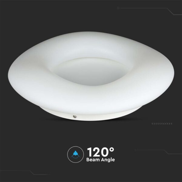 ΣΤΡΟΓΓΥΛΟ ΦΩΤΙΣΤΙΚΟ ΟΡΟΦΗΣ LED 82W   CCT ΑΛΛΑΓΗΣ ΧΡΩΜΑΤΟΣ 3 ΣΕ 1 ΜΕ ΔΥΝΑΤΟΤΗΤΑ ΡΥΘΜΙΣΗΣ ΡΥΘΜΙΣΗΣ ΜΕ ΤΗΛΕΧΕΙΡΙΣΤΗΡΙΟ V-TAC – 213969