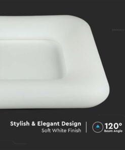 LED Φωτιστικό Οροφής 26W με Εναλλαγή Χρώματος και Λευκό Σώμα Dimmable V-TAC – 213970