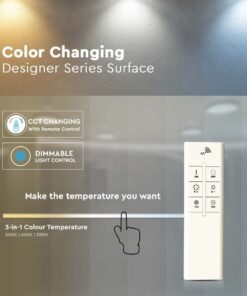 LED Φωτιστικό Οροφής 26W με Εναλλαγή Χρώματος και Λευκό Σώμα Dimmable V-TAC – 213970