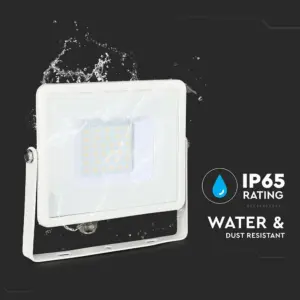 LED Προβολέας 30W V-TAC PRO Samsung Chip 100° 2340lm Λευκός Αδιάβροχος IP65 Θερμό 3000K – 21403