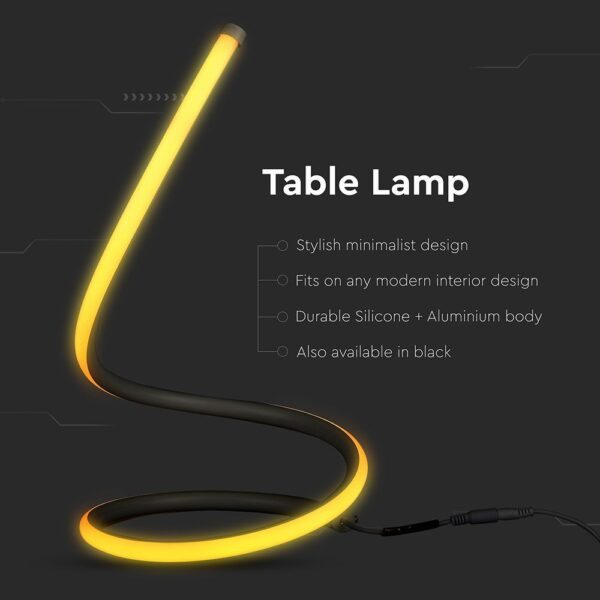 Επιτραπέζιο Φωτιστικό LED 20W Μαύρο V-TAC Μεταλλικό Θερμό 3000K – 2140311