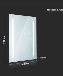 LED Καθρέφτης αντιθαμβωτικός ορθογώνιος 35W 6400K V-TAC – 2140451