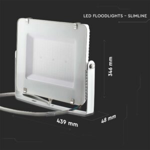 LED Προβολέας 200W V-TAC PRO Samsung Chip 100° 16500lm Λευκός Αδιάβροχος IP65 Φυσικό 4000K – 21420