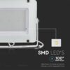 LED Προβολέας 200W V-TAC PRO Samsung Chip 100° 16500lm Λευκός Αδιάβροχος IP65 Φυσικό 4000K – 21420