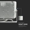 LED Προβολέας 200W V-TAC PRO Samsung Chip 100° 16500lm Λευκός Αδιάβροχος IP65 Φυσικό 4000K – 21420