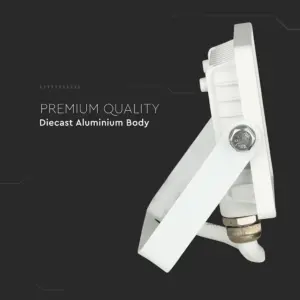 LED Προβολέας 10W V-TAC Samsung Chip Λευκός Αδιάβροχος IP65 Θερμό 3000K – 21427