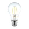 Λάμπα LED E27 A60 Filament 6W θερμό λευκό 3000K γυαλί διάφανο 100lm/W V-TAC – 214272