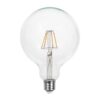 LED Λάμπα E27 G125 6W Filament V-TAC Θερμό 3000K – 214304