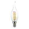 LED Λάμπα E14 4W Φλόγα με Ανάγλυφο Γυαλί Filament V-TAC 3000K – 214308