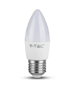 Λάμπα LED E27 Κερί SMD 4.5W θερμό λευκό 3000K V-TAC – 2143421