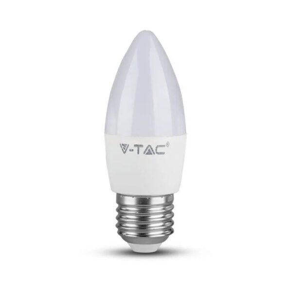 Λάμπα LED E27 Κερί SMD 4.5W ψυχρό λευκό 6500K V-TAC - 43441