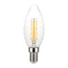 LED Λάμπα – 4W Filament  E14 Twist Κερί Dimmable 3000K V-TAC – 214367