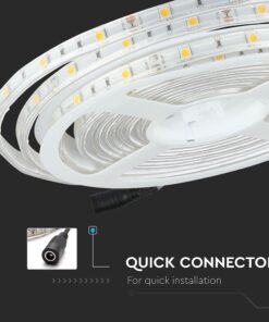 Ρολό LED φωτισμού με γρήγορο σύνδεσμο για εύκολη εγκατάσταση, ιδανικό για φωτισμό εσωτερικών χώρων.