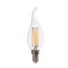 LED Λάμπα E14 4W Φλόγα Filament V-TAC Φυσικό 4000K – 214429