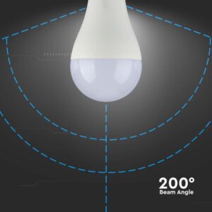 Λάμπα LED E27 A65 SMD 17W  4000K V-TAC – 214457