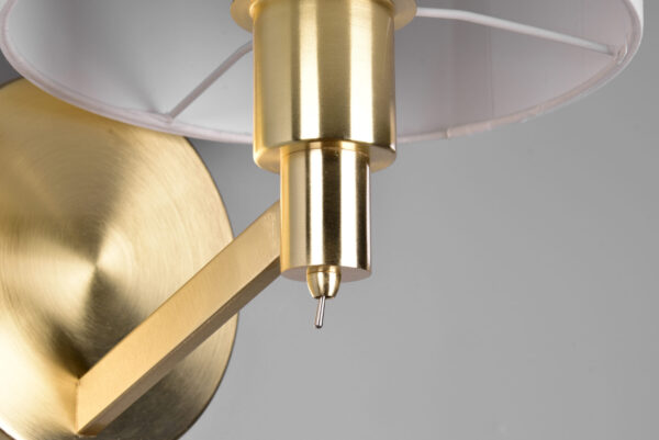 Φωτιστικό Τοίχου Trio Lighting CASSIO  1x E27 Ορείχαλκος Ματ Μεταλλικό   – 214470108
