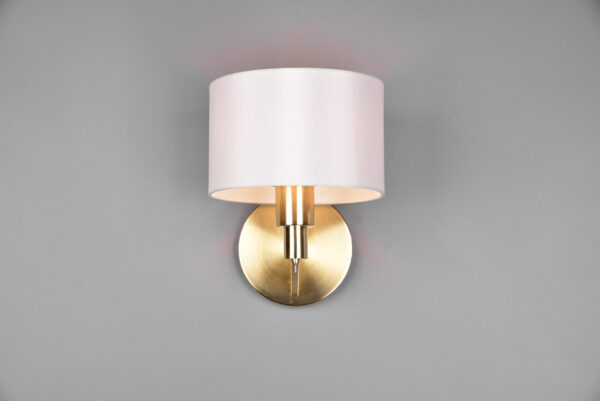 Φωτιστικό Τοίχου Trio Lighting CASSIO  1x E27 Ορείχαλκος Ματ Μεταλλικό   – 214470108