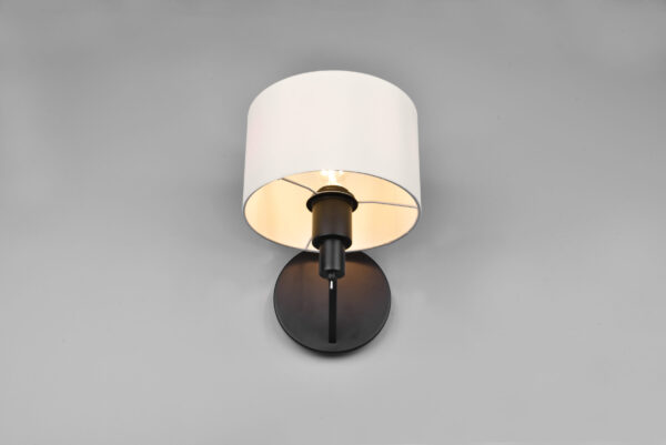 Φωτιστικό Τοίχου Trio Lighting CASSIO  1x E27 Μαύρο Ματ Μεταλλικό   – 214470132