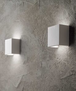 IDEAL LUX Απλίκα Τοίχου FLASH GESSO 1xG9 Λευκού Χρώματος – 214672