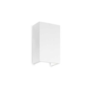 IDEAL LUX Απλίκα Τοίχου FLASH GESSO 1XG9 Λευκού Χρώματος – 214689