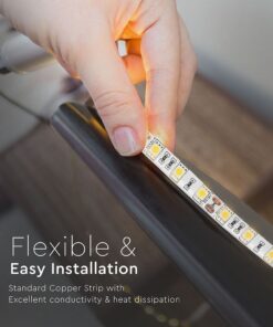 LED Ταινία 11W V-TAC Dimmable 900lm/m Αδιάβροχη IP65 Θερμό Λευκό 3000K 5 Μέτρα – 212149