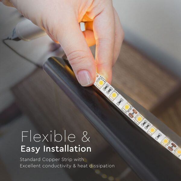LED Ταινία 11W V-TAC Dimmable 900lm/m Αδιάβροχη IP65 Θερμό Λευκό 3000K 5 Μέτρα – 212149