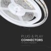 LED Ταινία 11W V-TAC Dimmable 900lm/m Αδιάβροχη IP65 Θερμό Λευκό 3000K 5 Μέτρα – 212149