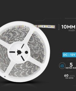 LED Ταινία 11W V-TAC Dimmable 900lm/m Αδιάβροχη IP65 Θερμό Λευκό 3000K 5 Μέτρα – 212149