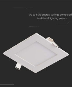 LED Πάνελ Τετράγωνο Χωνευτό 6W V-TAC 6400K – 214865
