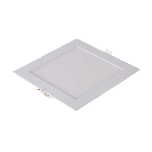 LED Πάνελ Τετράγωνο Χωνευτό 18W V-TAC 120° 1400lm 22.5X22.5cm Θερμό 3000K – 214869