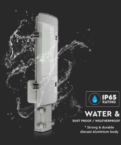 LED Φωτιστικό Δρόμου 50W V-TAC PRO Samsung Chip 110° 5000lm Γκρι Αδιάβροχο IP65 Φυσικό Λευκό 4000K – 215271