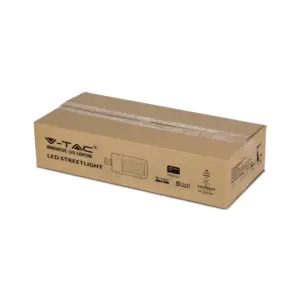 LED Φωτιστικό Δρόμου 150W V-TAC PRO Samsung Chip 110° 14100lm Μαύρο-Γκρι Αδιάβροχο IP65 Φυσικό  4000K – 21531