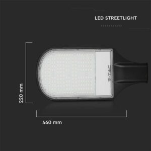 LED Φωτιστικό Δρόμου 100W V-TAC PRO Samsung Chip 110° 8400lm Γκρι Αδιάβροχο IP65 Ψυχρό 6400K – 21536