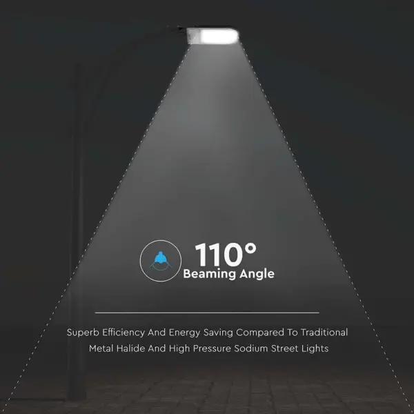 LED φωτιστικό δρόμου V-TAC PRO Samsung Chip 50W 4000Κ μαύρο σώμα   – 21539