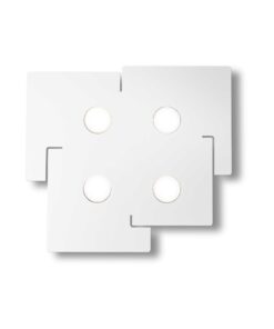 IDEAL LUX Φωτιστικό Οροφής TOTEM 4xGX53 Λευκού Χρώματος- 215778