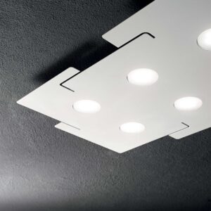IDEAL LUX Φωτιστικό Οροφής TOTEM 6xGX53 Λευκού Χρώματος – 215785