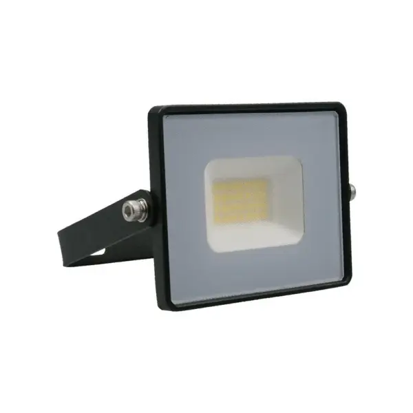 LED Προβολέας 20W Μαύρος V-TAC IP65 100° 1620lm Ψυχρό Λευκό 6500K – 215948