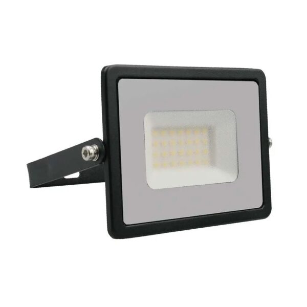 LED Προβολέας 30W Μαύρος V-TAC IP65 110° 2510lm Ψυχρό Λευκό 6400K – 215954