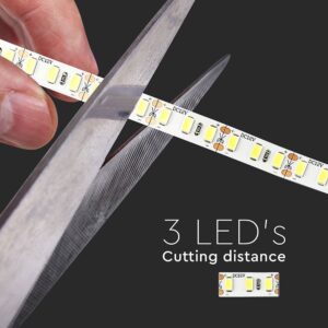 LED Ταινία 18W V-TAC Dimmable 2000lm/m CRI>95 Φυσικό Λευκό 4000K 5 Μέτρα – 212163