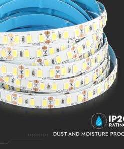 LED Ταινία 18W V-TAC Dimmable 2000lm/m CRI>95 Φυσικό Λευκό 4000K 5 Μέτρα – 212163