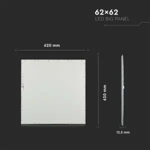 LED Πάνελ UGR<19 Τετράγωνο Χωνευτό 60X60 cm 36W V-TAC 120° 3100lm Φυσικό 4000K - 2162176