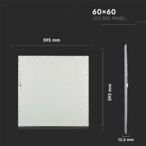 LED Πάνελ Τετράγωνο Χωνευτό 60X60 cm 29W V-TAC 120° 3960lm Φυσικό 4000K – 2162416