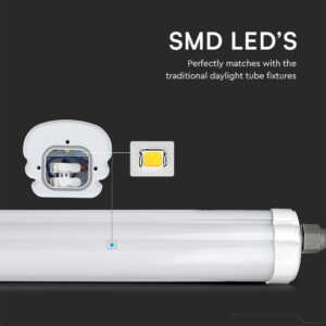 Αδιάβροχο Φωτιστικό LED SAMSUNG CHIP   1200mm 36W 6400K  V-TAC – 2162841VT