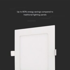 Χωνευτό Φωτιστικό Οροφής LED 3W 6000K Λευκού Χρώματος V-TAC – 216297VT