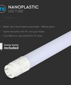 LED Λάμπα T8 G13 20W V-TAC 150cm Φυσικό 4000K – 216309