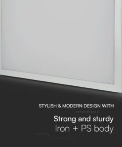 LED Πάνελ Τετράγωνο 2in1 Χωνευτό/Επιφανειακό 60X60cm 36W V-TAC Samsung 120° 3960lm Φυσικό 4000K – 216380